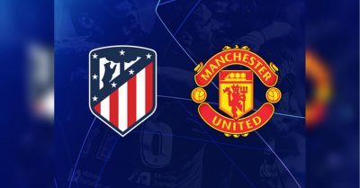 Match de football Atletico vs Manchester United