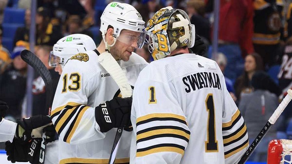 charlie coyle leads bruins win