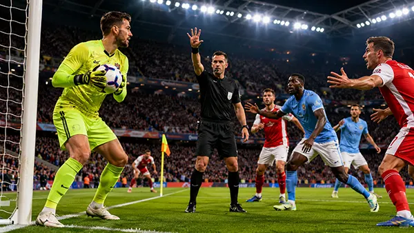 Corner kick sanction